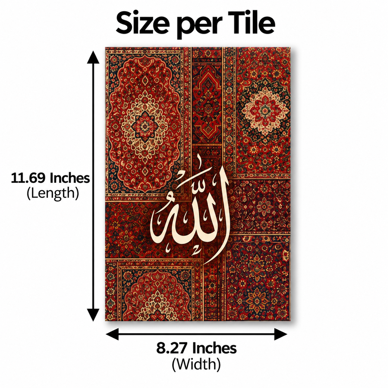 BetterWalls - Product Size Chart