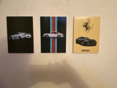 Set of 3 Premium Wall Art Photo Tiles – Modern Home Decor photo review